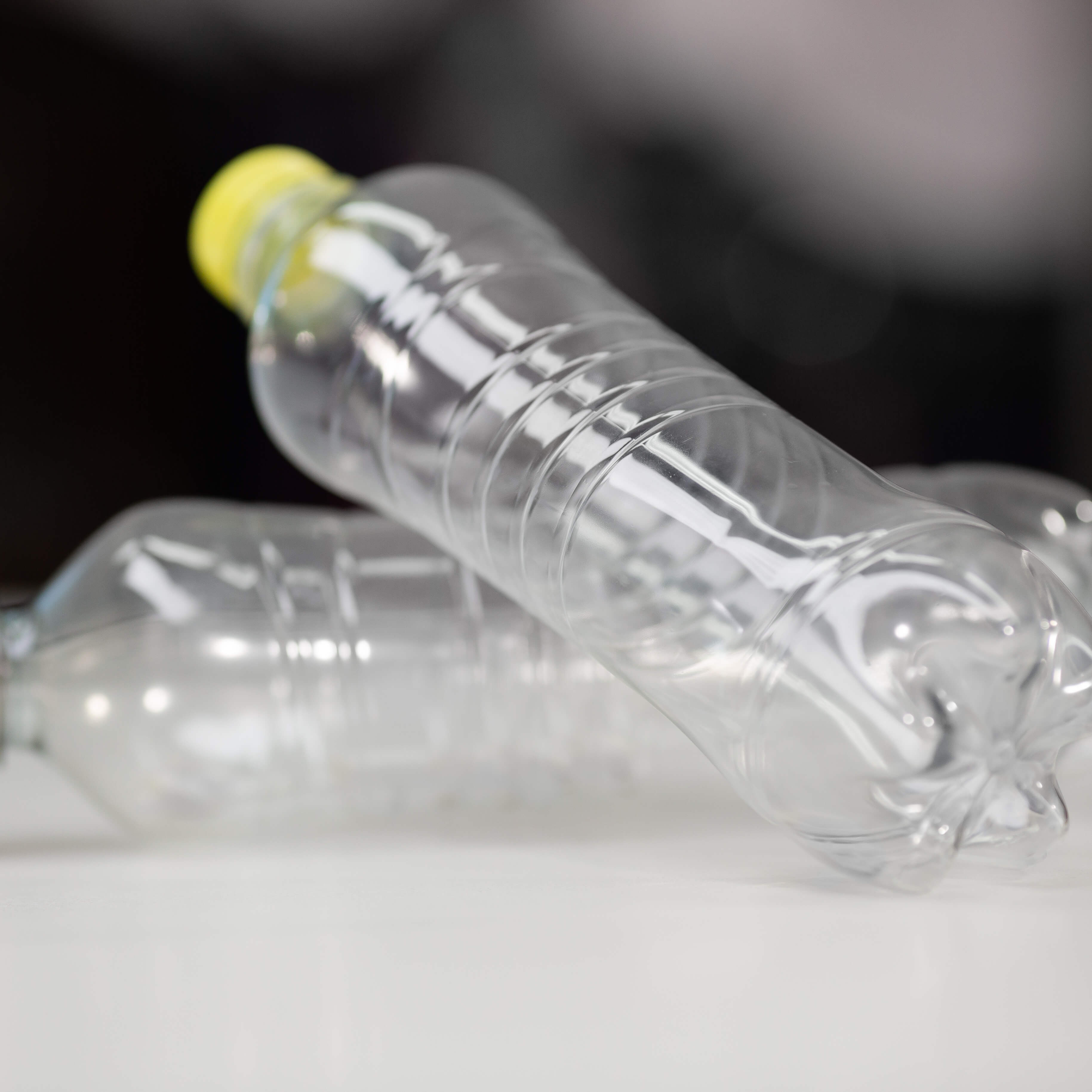 Strahlmittel Plastik, Plastikflasche Gelber Deckel